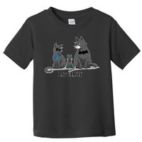 Batfamily Bat Cat Family Cartoon Spoof Toddler T-Shirt