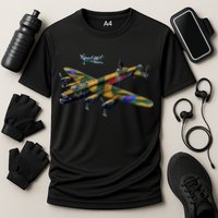 Battle of Britain Airforce War Plane Cooling Performance Crew T-Shirt