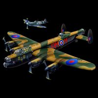Battle of Britain Airforce War Plane Drawstring Bag