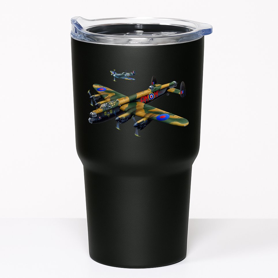 Battle of Britain Airforce War Plane Tumbler
