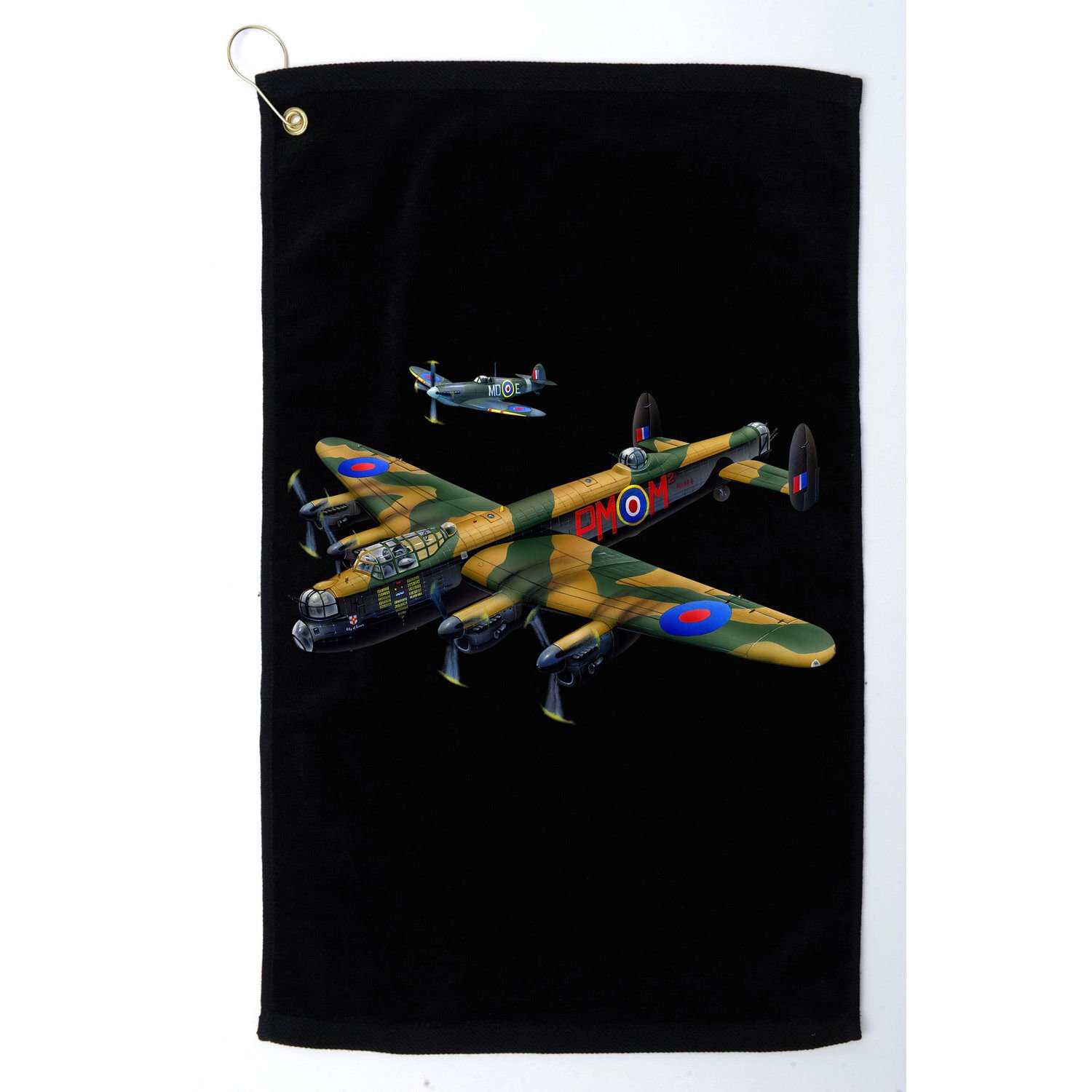 Battle of Britain Airforce War Plane Golf Towel
