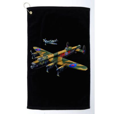 Battle of Britain Airforce War Plane Platinum Collection Golf Towel