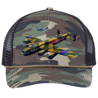 Battle of Britain Airforce War Plane Retro Rope Trucker Hat Cap