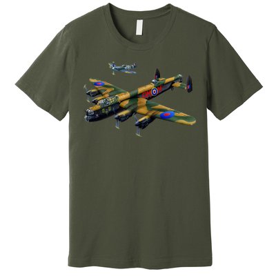 Battle of Britain Airforce War Plane Premium T-Shirt