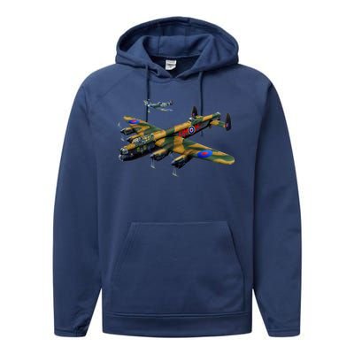 Battle of Britain Airforce War Plane Performance Fleece Hoodie