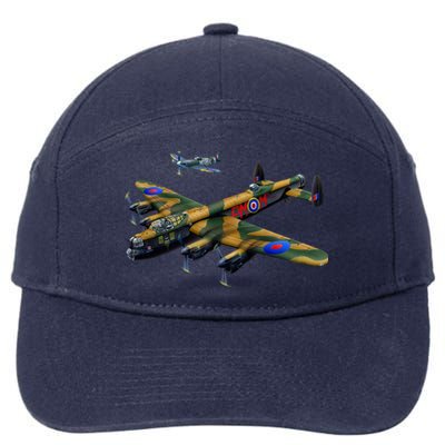 Battle of Britain Airforce War Plane 7-Panel Snapback Hat