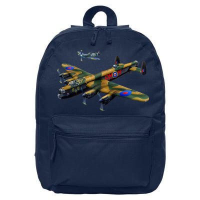 Battle of Britain Airforce War Plane 16 in Basic Backpack