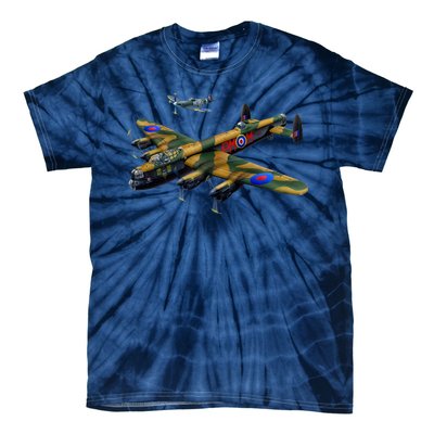 Battle of Britain Airforce War Plane Tie-Dye T-Shirt