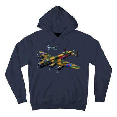 Battle of Britain Airforce War Plane Tall Hoodie