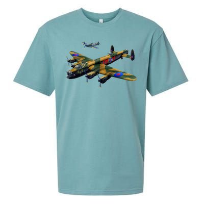 Battle of Britain Airforce War Plane Sueded Cloud Jersey T-Shirt