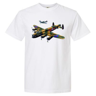 Battle of Britain Airforce War Plane Garment-Dyed Heavyweight T-Shirt