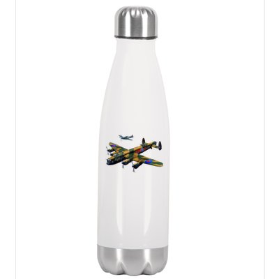 Battle of Britain Airforce War Plane Stainless Steel Insulated Water Bottle