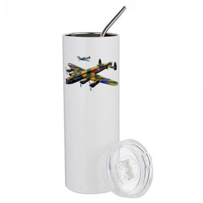 Battle of Britain Airforce War Plane Stainless Steel Tumbler