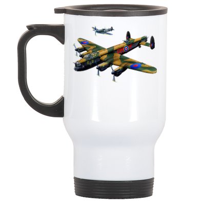 Battle of Britain Airforce War Plane Stainless Steel Travel Mug