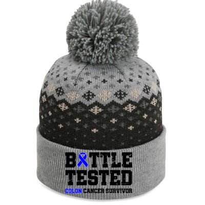 Battle Tested Colon Cancer Survivor The Baniff Cuffed Pom Beanie