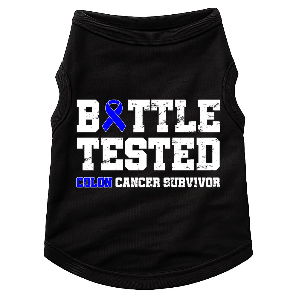 Battle Tested Colon Cancer Survivor Doggie Tank