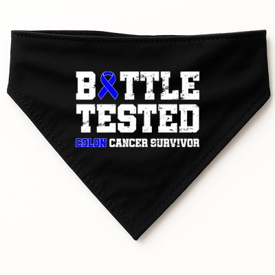 Battle Tested Colon Cancer Survivor USA-Made Doggie Bandana
