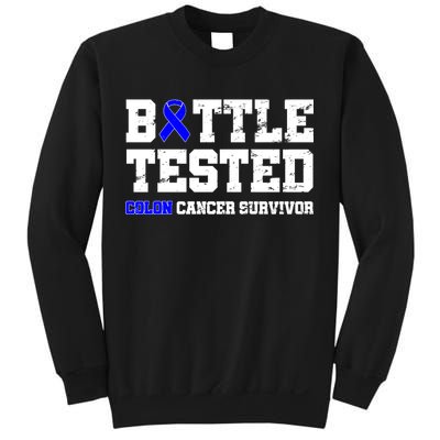 Battle Tested Colon Cancer Survivor Sweatshirt