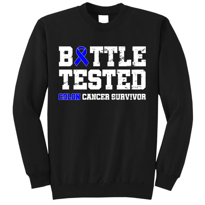 Battle Tested Colon Cancer Survivor Sweatshirt