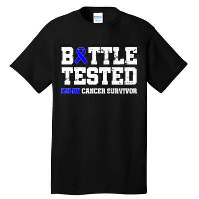 Battle Tested Colon Cancer Survivor Tall T-Shirt