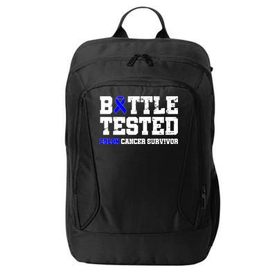 Battle Tested Colon Cancer Survivor City Backpack