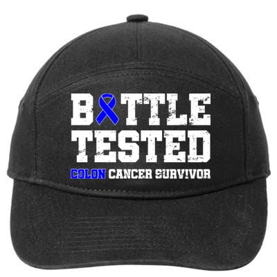Battle Tested Colon Cancer Survivor 7-Panel Snapback Hat