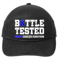 Battle Tested Colon Cancer Survivor 7-Panel Snapback Hat