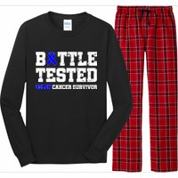 Battle Tested Colon Cancer Survivor Long Sleeve Pajama Set