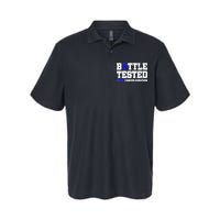 Battle Tested Colon Cancer Survivor Softstyle Adult Sport Polo