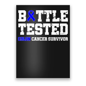 Battle Tested Colon Cancer Survivor Poster