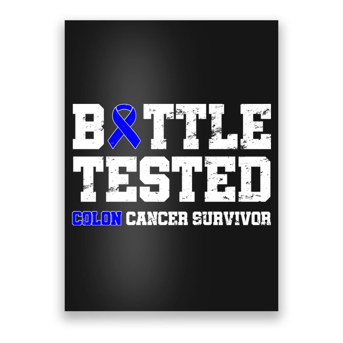 Battle Tested Colon Cancer Survivor Poster