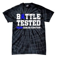 Battle Tested Colon Cancer Survivor Tie-Dye T-Shirt