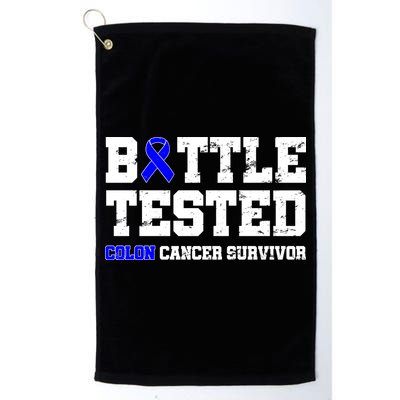 Battle Tested Colon Cancer Survivor Golf Towel