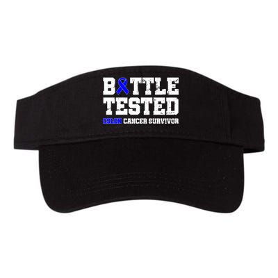 Battle Tested Colon Cancer Survivor Valucap Bio-Washed Visor