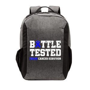 Battle Tested Colon Cancer Survivor Vector Backpack