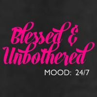 Blessed And Unbothered My Mood Christian Cool Comfort Performance Bucket Hat