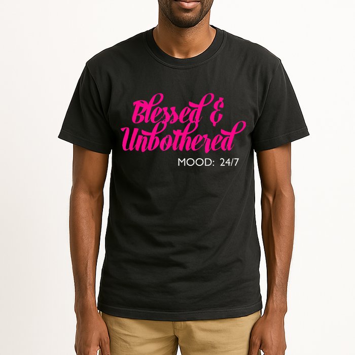 Blessed And Unbothered My Mood Christian Tall T-Shirt