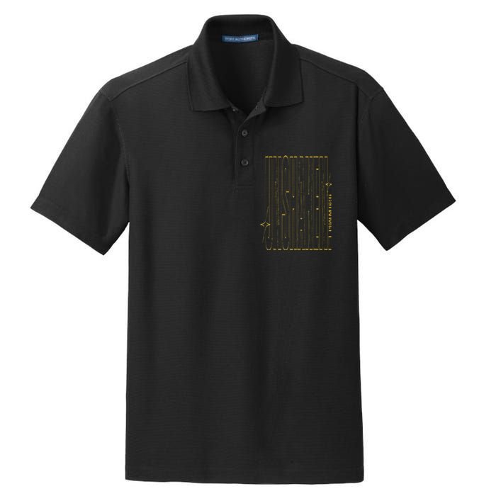 Bible Affirmations UNSHAKEN Psalm 626  Christian Faith Dry Zone Grid Polo