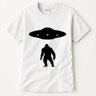 Bigfoot And Ufo Funny Tall T-Shirt