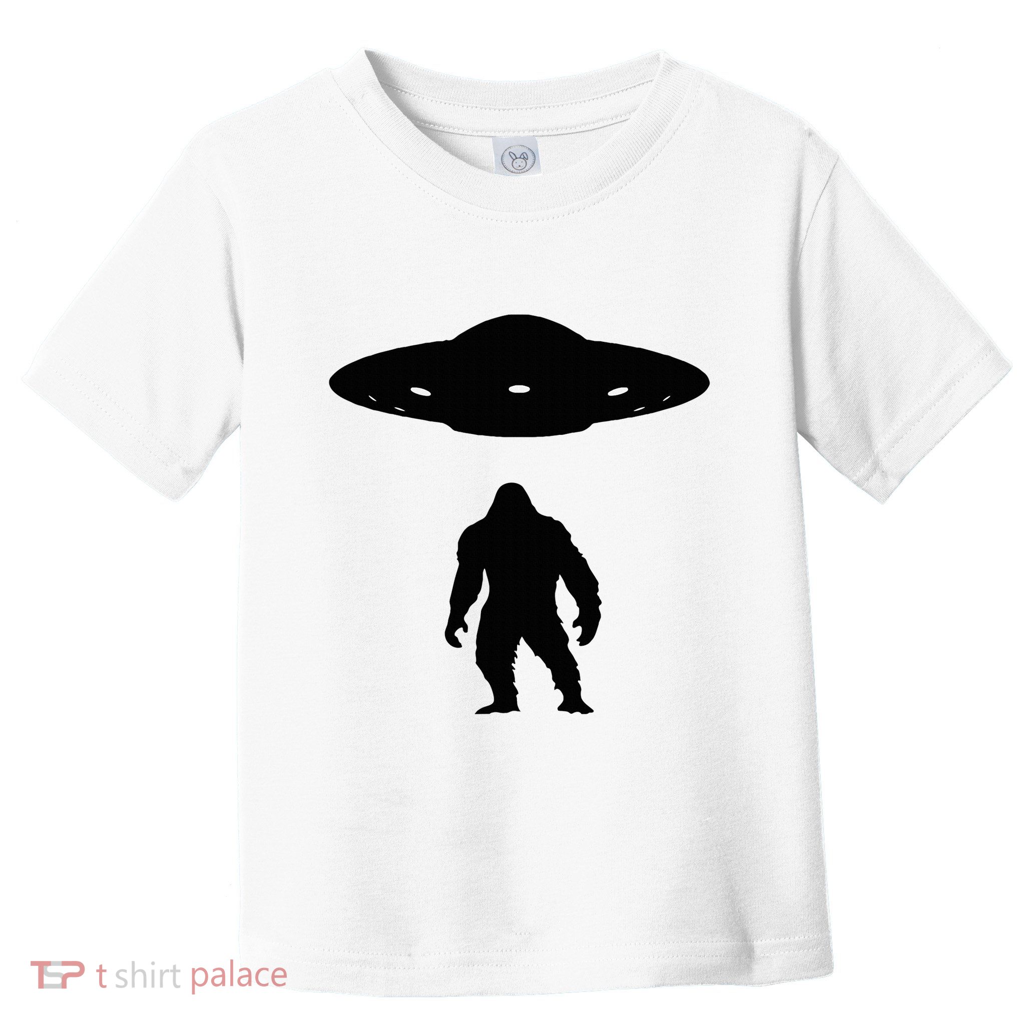 Bigfoot And Ufo Funny Toddler T-Shirt