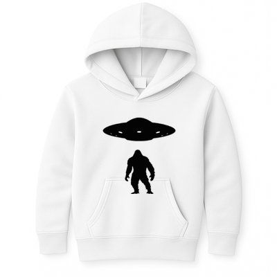 Bigfoot And Ufo Funny Kids Hoodie