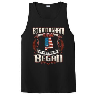 Birmingham Alabama Usa Flag 4th Of July PosiCharge Competitor Tank