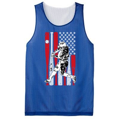 Baseball American Usa Flag Dad Papa Fathers Day Son Gift Mesh Reversible Basketball Jersey Tank