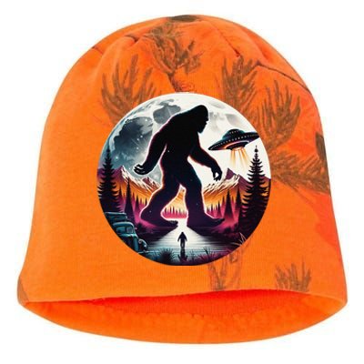 Bigfoot Alien Ufo Encounter Kati - Camo Knit Beanie