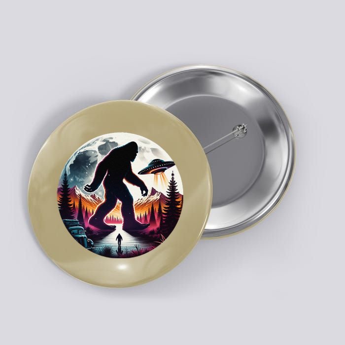 Bigfoot Alien Ufo Encounter Button