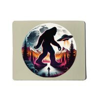 Bigfoot Alien Ufo Encounter Mousepad