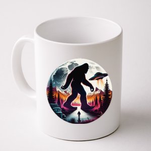 Bigfoot Alien Ufo Encounter Coffee Mug