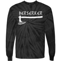 Berserker Axe Viking Warrior Tie-Dye Long Sleeve Shirt