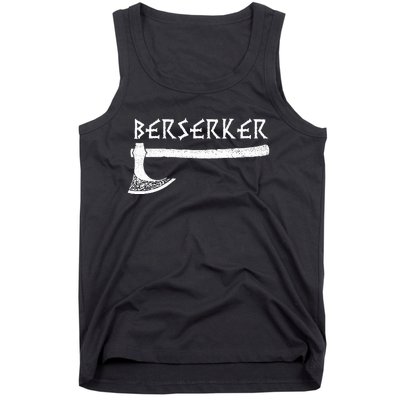 Berserker Axe Viking Warrior Tank Top