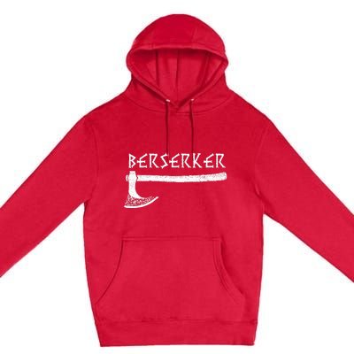 Berserker Axe Viking Warrior Premium Pullover Hoodie